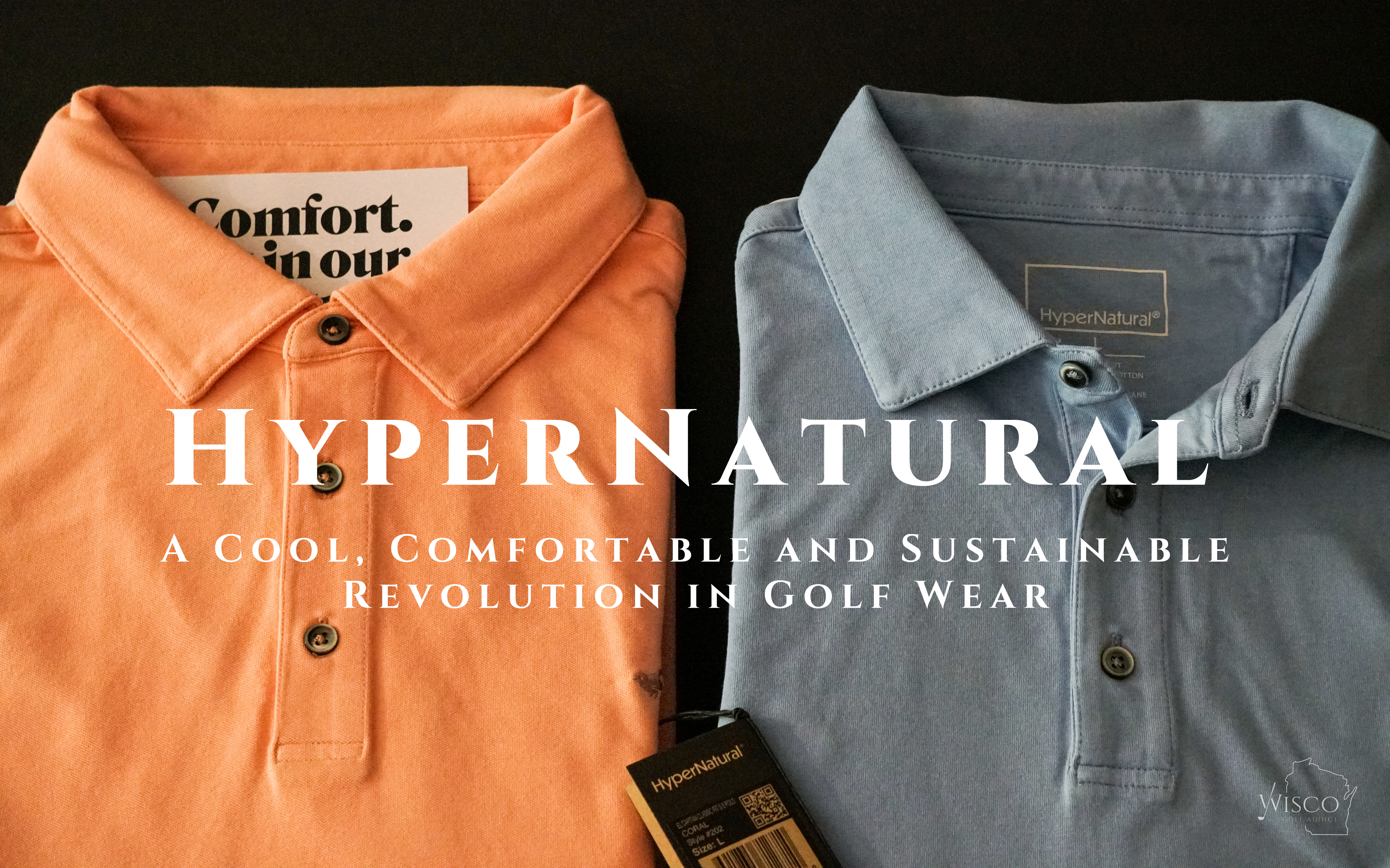 HyperNatural golf apparel (header image)