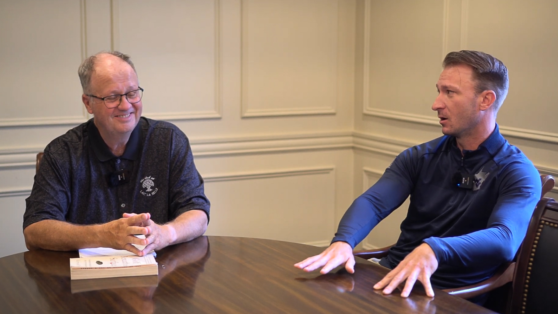 Dr. Raymond Prior explains performance psychology concepts during a recorded interview with Paul Mindel.